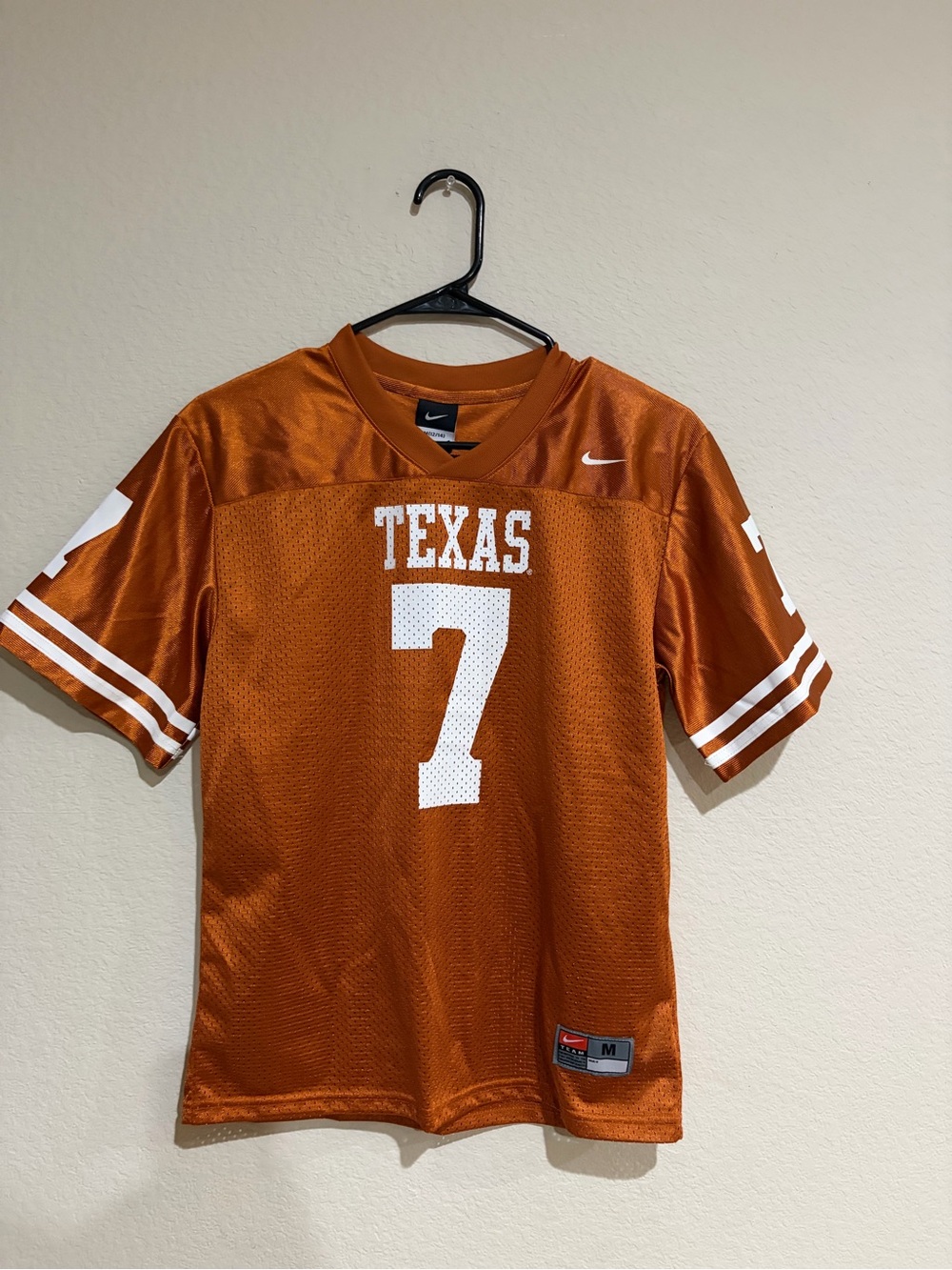 Nike Texas Longhorns #7 Football Jersey Youth M 12-14 Burnt Orange NCAA